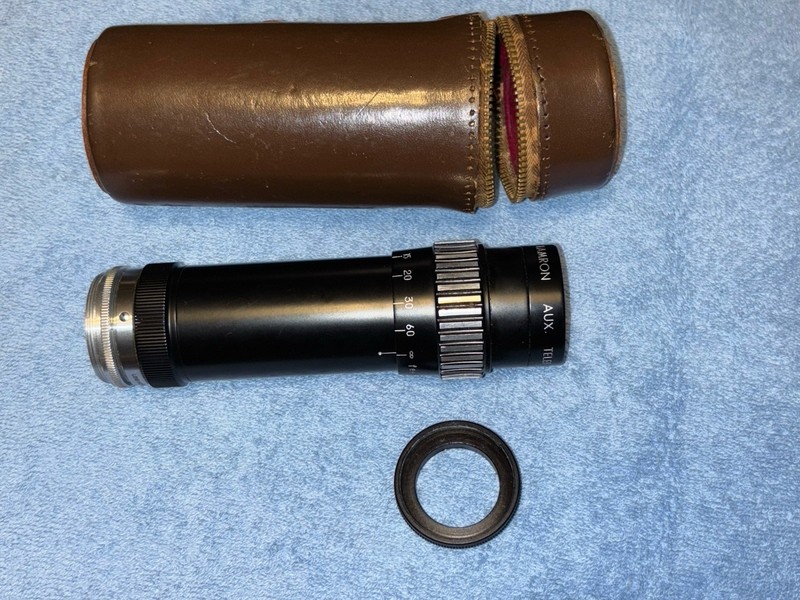 Tamron 3X Aux Telephoto Lens w/ Leather Case & EdnaLite 558 Adapter