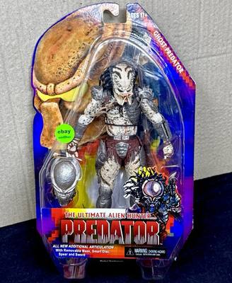 NECA Predators Ghost Predator Series 16 Ultimate Alien Hunter
