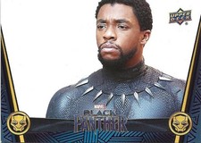 2018 Upper Deck Marvel Black Panther #50 Chadwick Boseman Purple 26/50