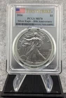 2016 30th Anniversary Silver Eagle PCGS MS70 First Strike Flag $1