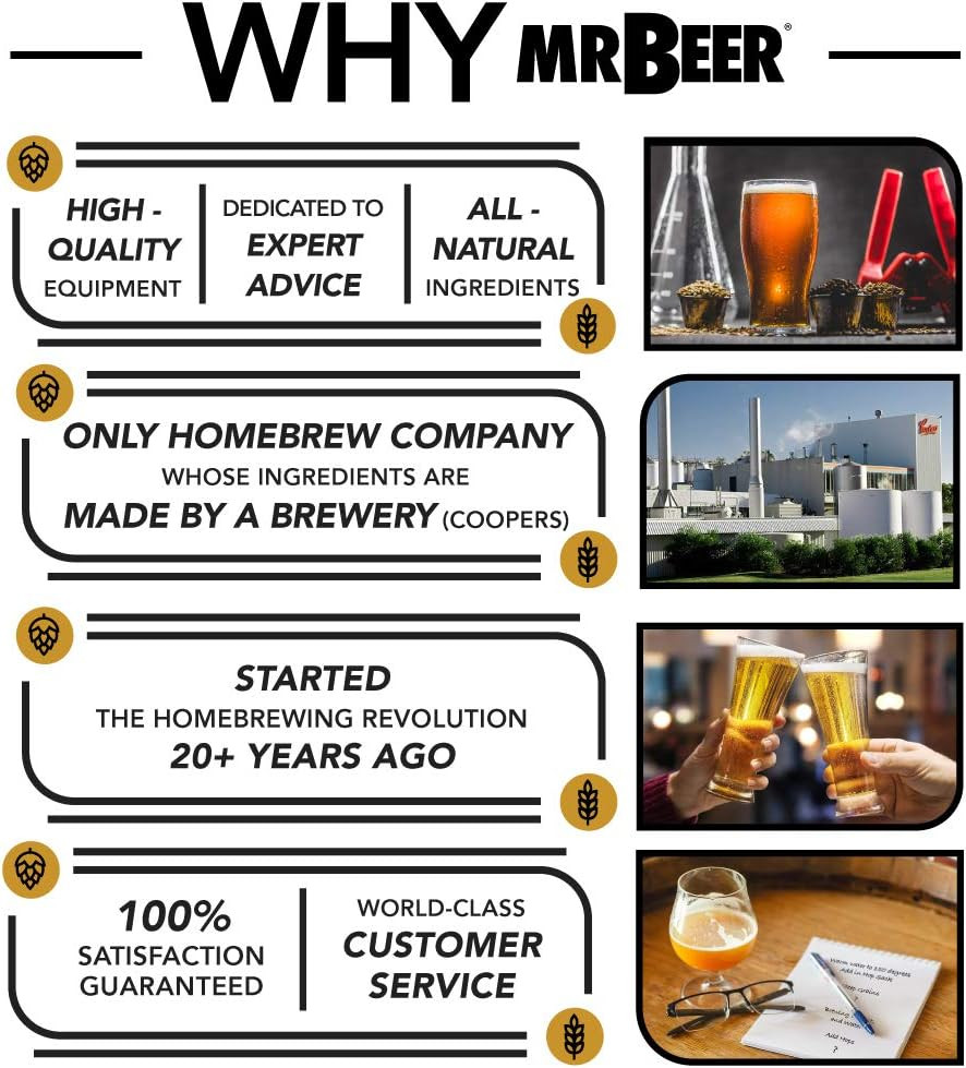 Craft Beer Making Kit (2 Gallon) Complete DIY Home Brew Set | Beer Making Kit fo