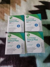 400 One Touch Delica Plus 33 Gauge Lancets EXP. 04-30-2030 FREE SHIPPING