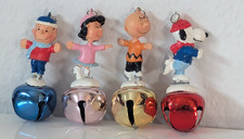 VINTAGE Peanuts Snoopy Weihnachten CHRISTBAUM SCHMUCK FIGUREN ORNAMENTS RARE
