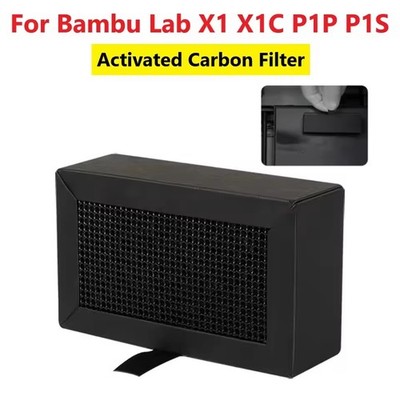 For Bambu Lab X1 X1C P1P P1S Activated Carbon Air Purifier Filter 3D Printer