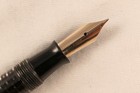 VINTAGE 1946 SILVER PEARL STRIPED PARKER VACUMATIC FOUNTAIN PEN ~ RESTORED! — photo 3