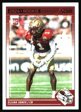 2024 Score Elijah Jones #377 RC Arizona Cardinals