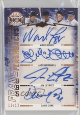 2024 Leaf A Bronx Legacy Bronze Holofoil Spectrum 11/12 Wade Boggs Auto HOF 1co7