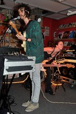 Darwin Smith Michelle Dorrance of Darwin Deez perform stage at Pur- Old Photo 4