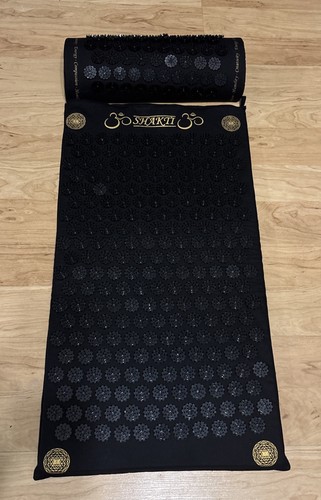 Shakti Mat Acupressure Mat Shakti Mat - Black 29in x 16in W/ Shakti Pillow READ!