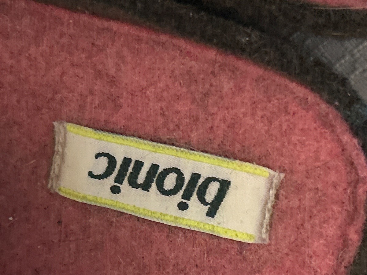 SAOLA Bionic ciabatte donna comode grigio tessuto ricamo numero 38