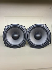 Polk Audio R15 T15 M10 Low Frequency Driver Speaker Woofer 5.25" PAIR TESTED