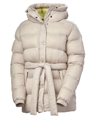 Stylish Helly Hansen Women's Grace Puffy Parka - Mellow Grey, M RRP £189 