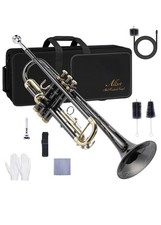 ALLSET Bb Standard Trumpet Set Beginners  Brass Trumpet with Musical Instruments