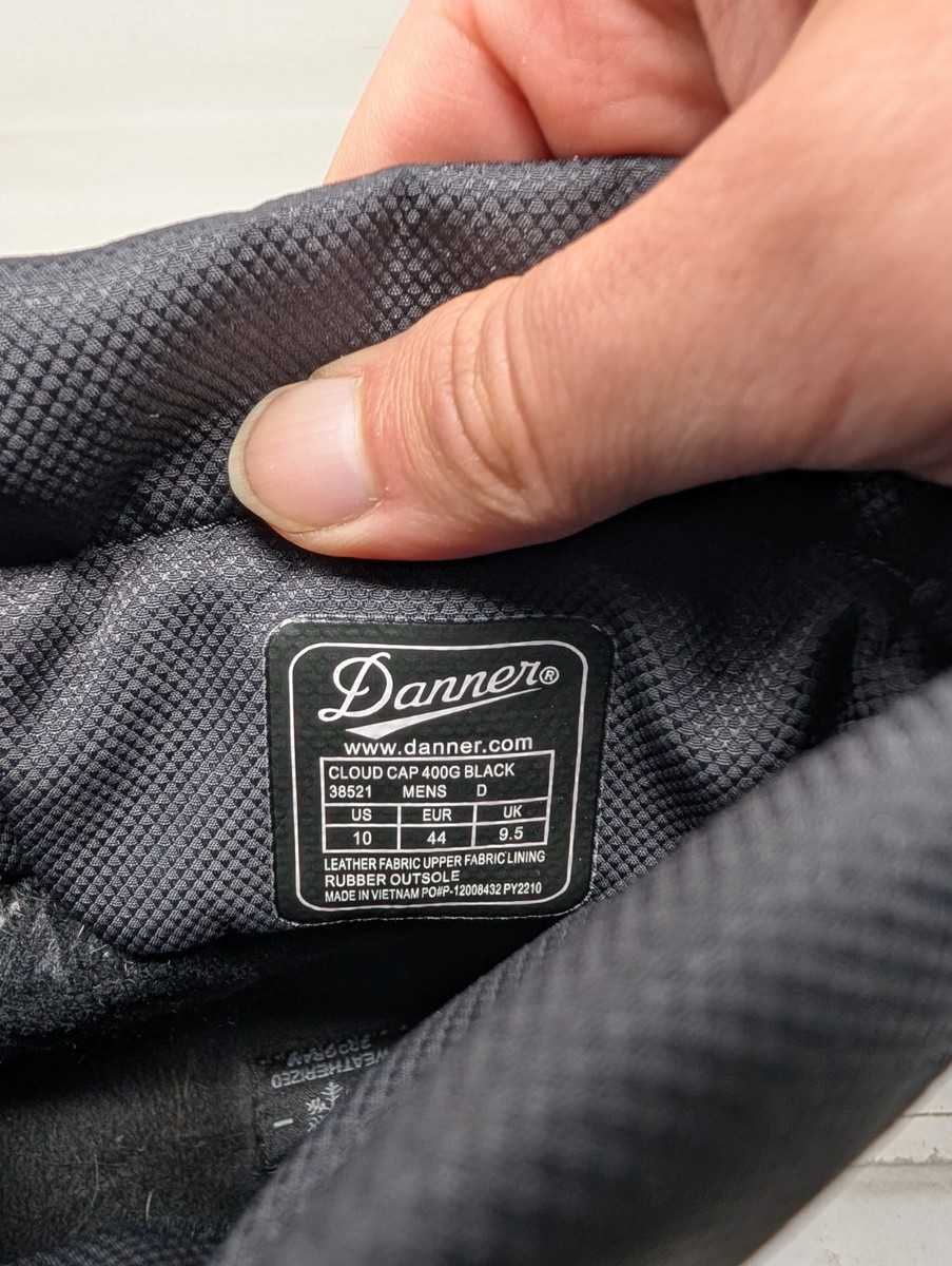 Danner Cloud Cap Winter Boots Black 400G Men display picture 3