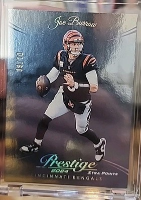 2024 Panini Prestige Joe burrow Platinum Xtra Points(SSP) #/10 Bengals