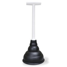 Korky Beehive Mini Sink and Drain Plunger - Works for No Size, Black