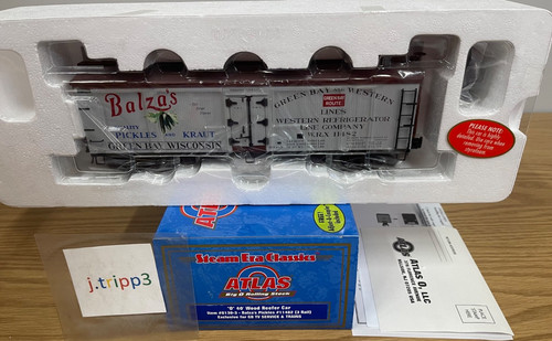 Tren frigorífico de madera Atlas O 8130-3 Balza's Pickles 40' 3 rieles Green Bay, Wisc. | Zustand: New