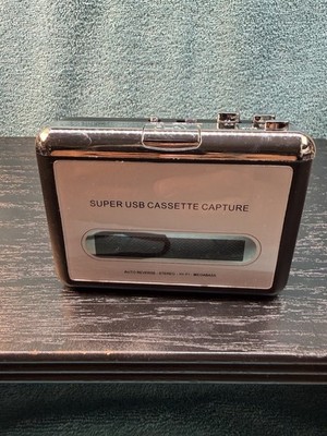 Super USB Cassette Capture BR602 Portable Tape Player MP3 Converter WORKS
