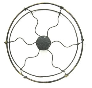 Antique Original Emerson Solid Brass Cage for Type 14644 Vintage Electric Fan