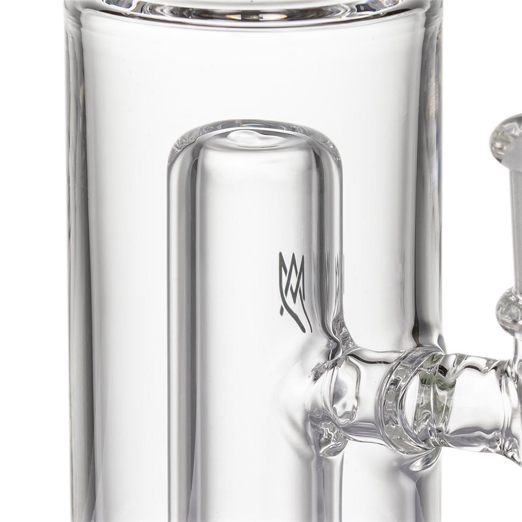 MJ Arsenal COLUMN MINI RIG Water Pipe 5" Clear 10mm Borosilicate Glass MJA