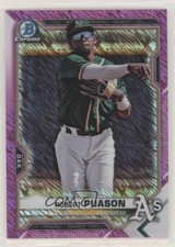 2021 Bowman Chrome Prospects Fuchsia Shimmer Refractor 18/199 Robert Puason 00lz