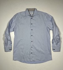 Eton Contemporary Light Blue Dress Shirt Men's Size 16 41