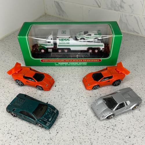 Countach on HESS Truck Plus Diecast Cars Hot wheels Lambo