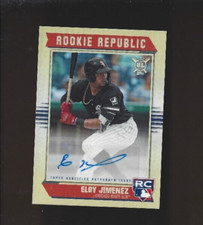 2019 Eloy Jimenez Topps Big League Rookie Republic Auto #RRA-EJ White Sox