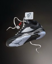 Air Jordan Retro 5 Black Metallic Reimagined ...
