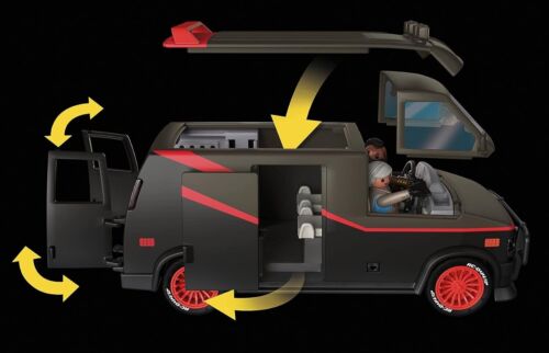 Authentic A-Team Van Set with 4 Action Figures & Extensive Interior Equipment - Picture 7 of 11