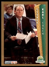 1992-93 Fleer George Karl Basketball Cards #212