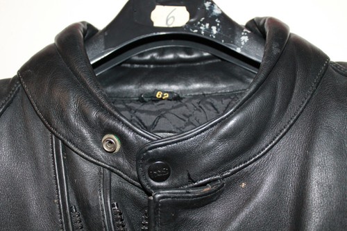 Giacca Pelle Uomo Moto Nera Tg 62 IXS - Foto 3 di 3