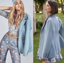 Loveshackfancy Lula Blazer In Blue