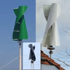 2000W 48V 96V 220V Vertical Wind Turbine Generator Helix Wind Power Turbine Kits