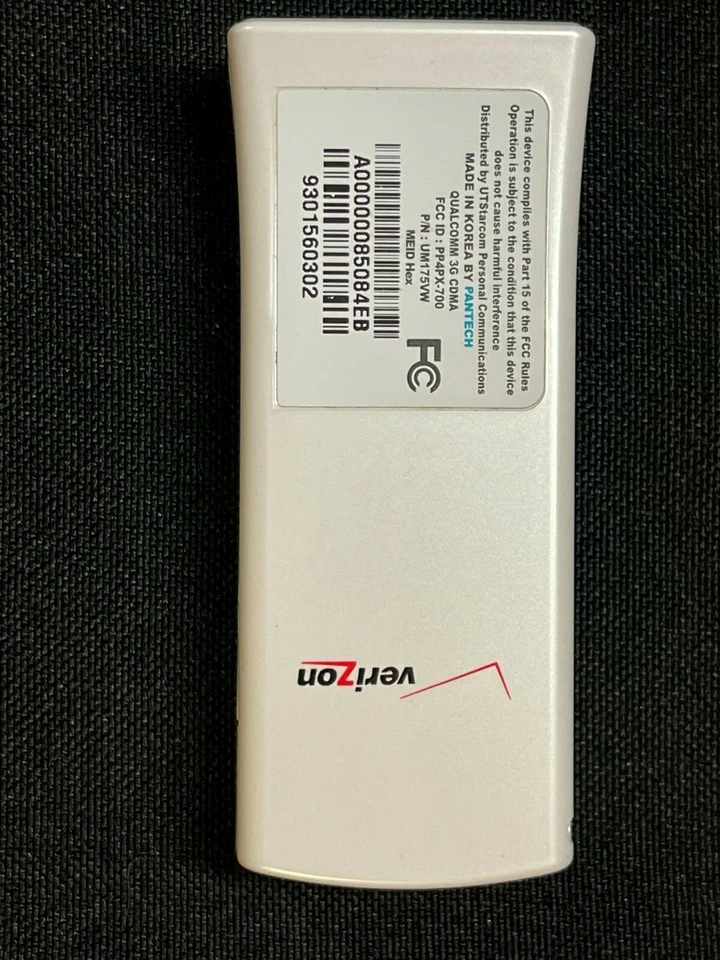 Pantech UM175 VW Verizon USB Global 3G Broadband Modem Wireless HotSpot CDMA - Image 4 of 4