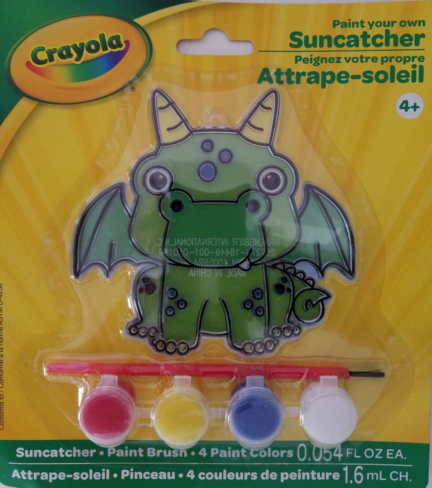 Crayola Plastic Suncatchers Paint Craft Kits Age 4+, Select Theme eBay