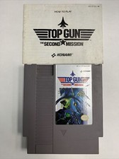 Top Gun: The Second Mission Nintendo NES With Manual