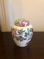 Vintage Crown Staffordshire Thousand Flowers INGWER JAR TEMPLE JAR URNE