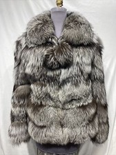 Silver Fox Jacket V-cut Design Bomber (81245)
