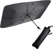 Foldable Car Windshield Sun Shade Umbrella – Fits Various Models, Large Size