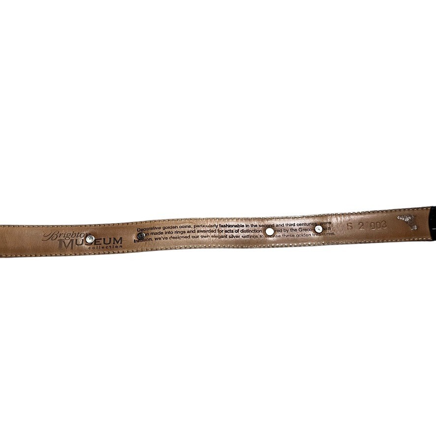 Vintage 90’s BRIGHTON Museum Collection Black Leather Coin Belt SZ M Brighton | Accessories | Vintage 9s 995 Brighton Museum  main image 2