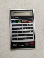 Sharp el-8140 Calculatrice HS. For parts très bon état. 