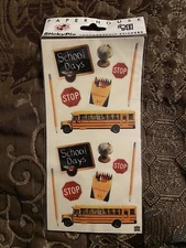 Paper House School Days Sticky Pix Stickers NIP NEW SEALED UNOPENED 