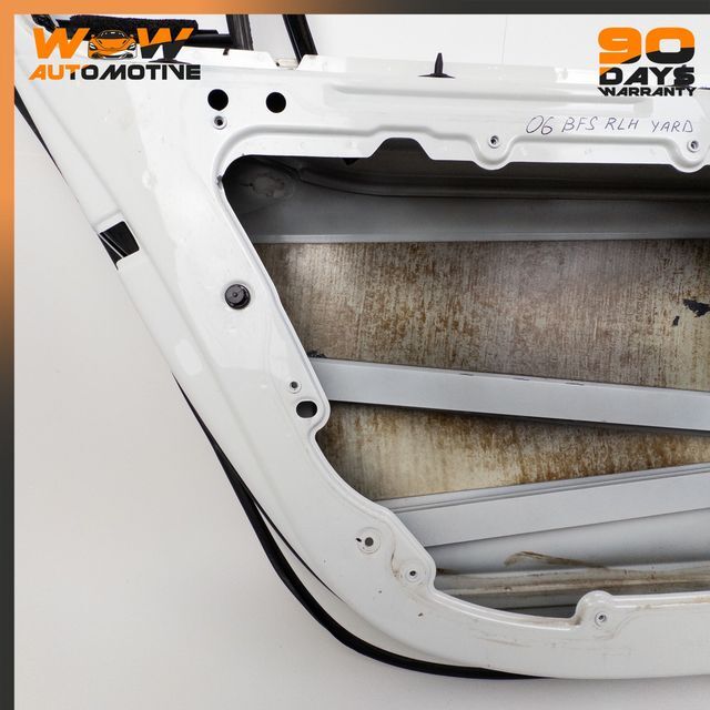 06-12 BENTLEY CONTINENTAL FLYING SPUR REAR LEFT DRIVER SIDE DOOR WHITE OEM