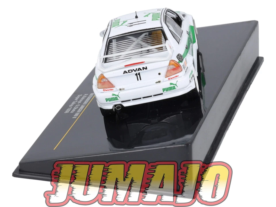 IXO525 Voiture 1/43 IXO Models : MITSUBISHI Lancer Evo V A.Nakaya 1998 #11 - Photo 4/4