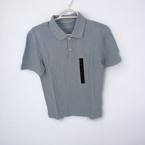 Banana Republic Factory Men's Classic Fit Polo Shirt BR Logo Short