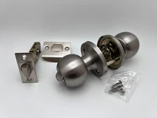 Door Knobs Brushed Nickel Door Handles, Interior Door Knobs Locks Privacy Door