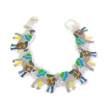Multi Elephant Link Magentic Bracelet for Women