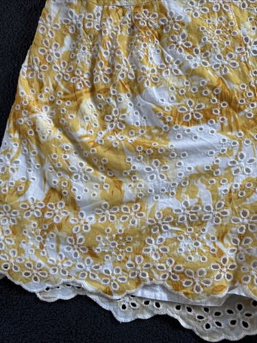 Sehr gelb weiße Batik Shorts Gr. 20 UK NEU - Bild 2 von 4