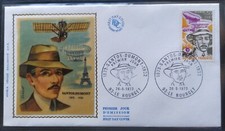 Enveloppe Premier Jour Oblitéré Le Bourget timbre Santos Dumont N° 1746 FDC 1973